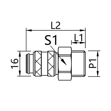 21KB AWAD Pneumatic Quick Coupling