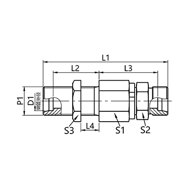 DG 107 Through Bulkhead Ball Bearing Swivel