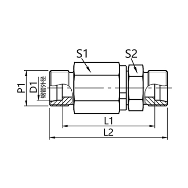 DG 101 Through Ball Bearing Swivel Joint