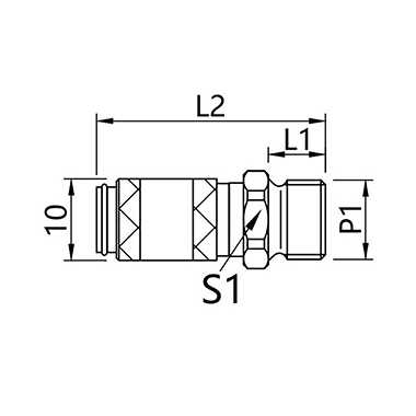 20KB AW Pneumatic Quick Coupling