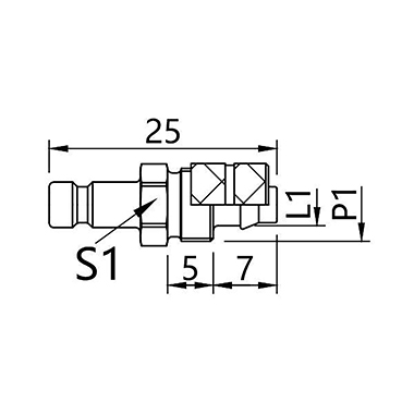 20SF KO Pneumatic Quick-Coupling