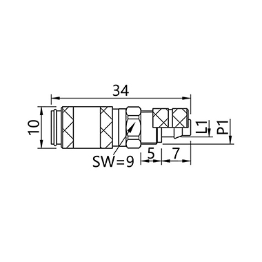 20KB KO Pneumatic Quick Coupling