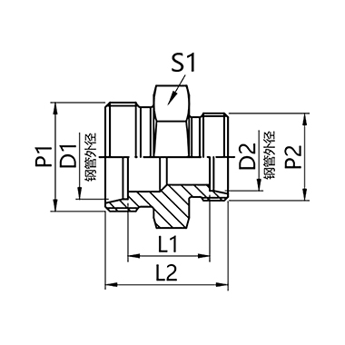 GR straight  reducing adapter