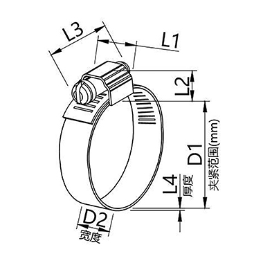 TORRO Hose clamps