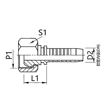 22111 22112 Inch internal thread ball joint