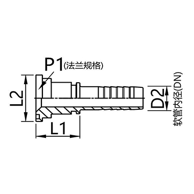 87311, 87312 (light duty) 87611, 87612 (heavy duty) SAE flange connector