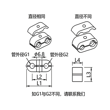 TTSP 小型管夹